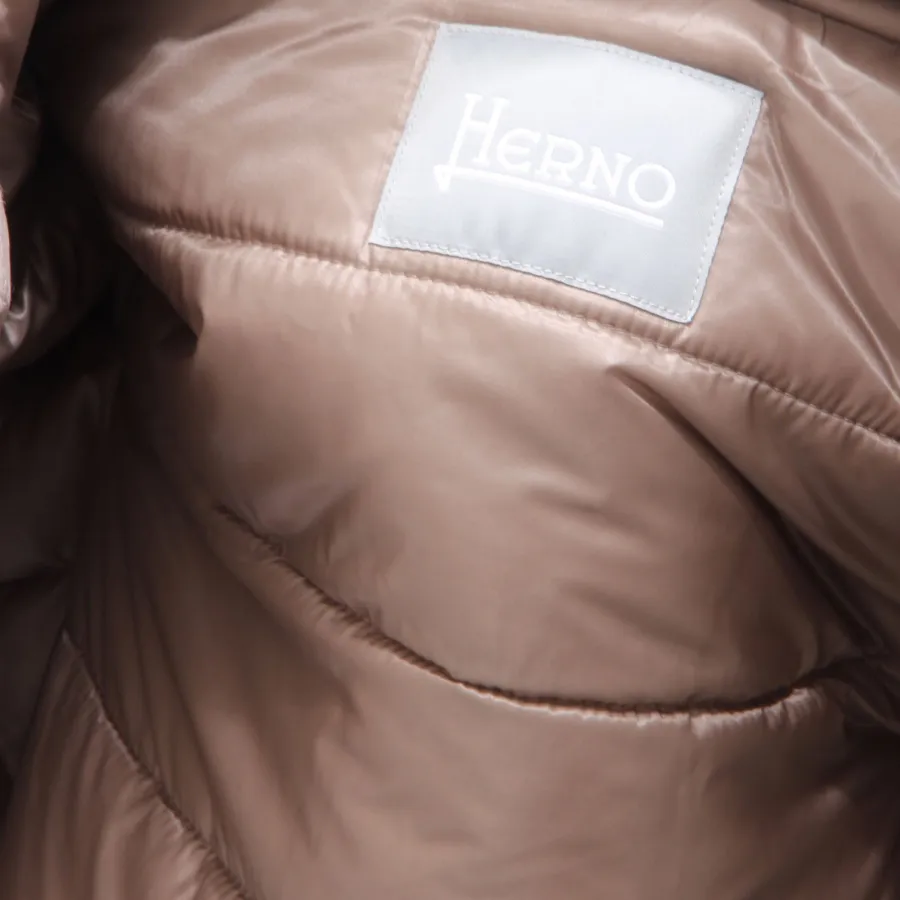 1304F cappotto bimba girl HERNO beige padded coat jacket kid