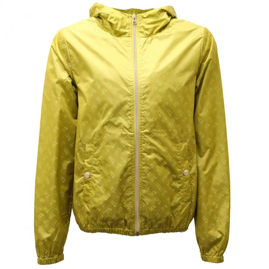 3737AE giubbotto bimba HERNO green  jacket kid