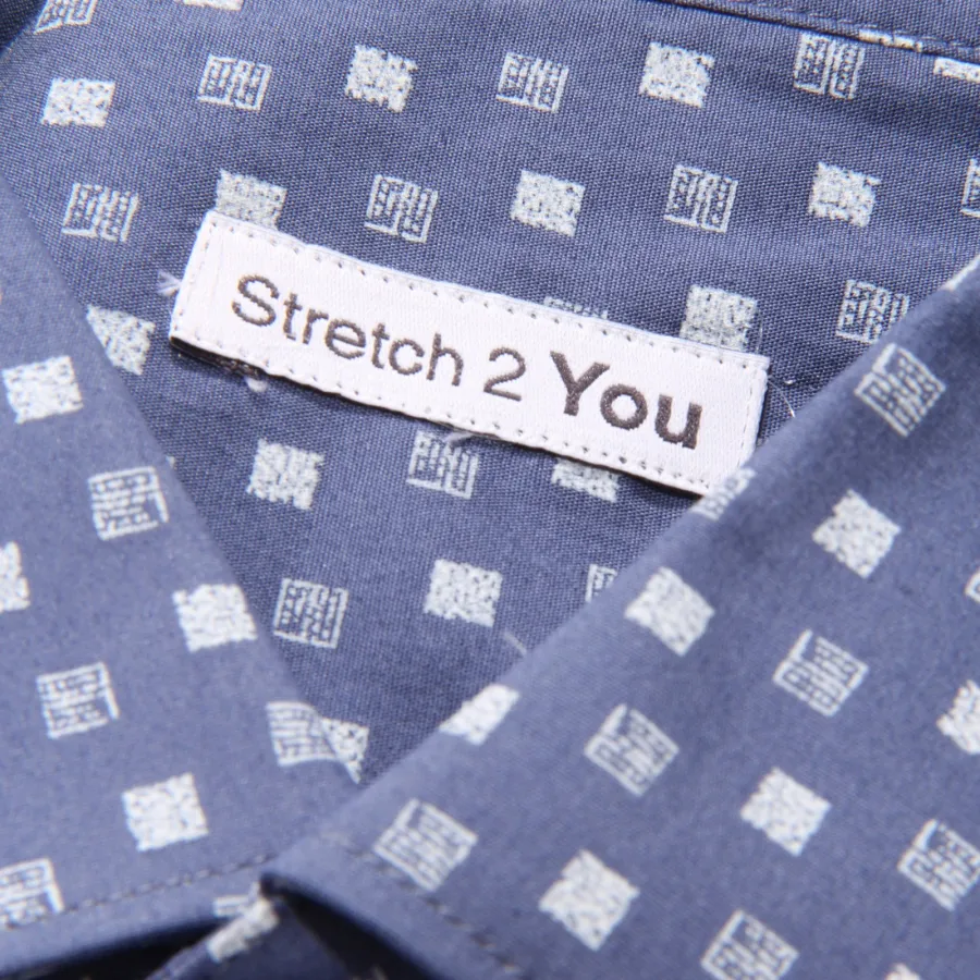 3978AR camicia uomo STRETCH 2 YOU man shirt blue