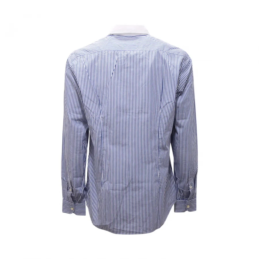 4065AR camicia uomo GMF 965 man shirt white/blue