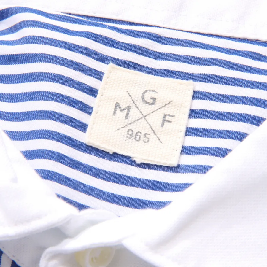 4065AR camicia uomo GMF 965 man shirt white/blue