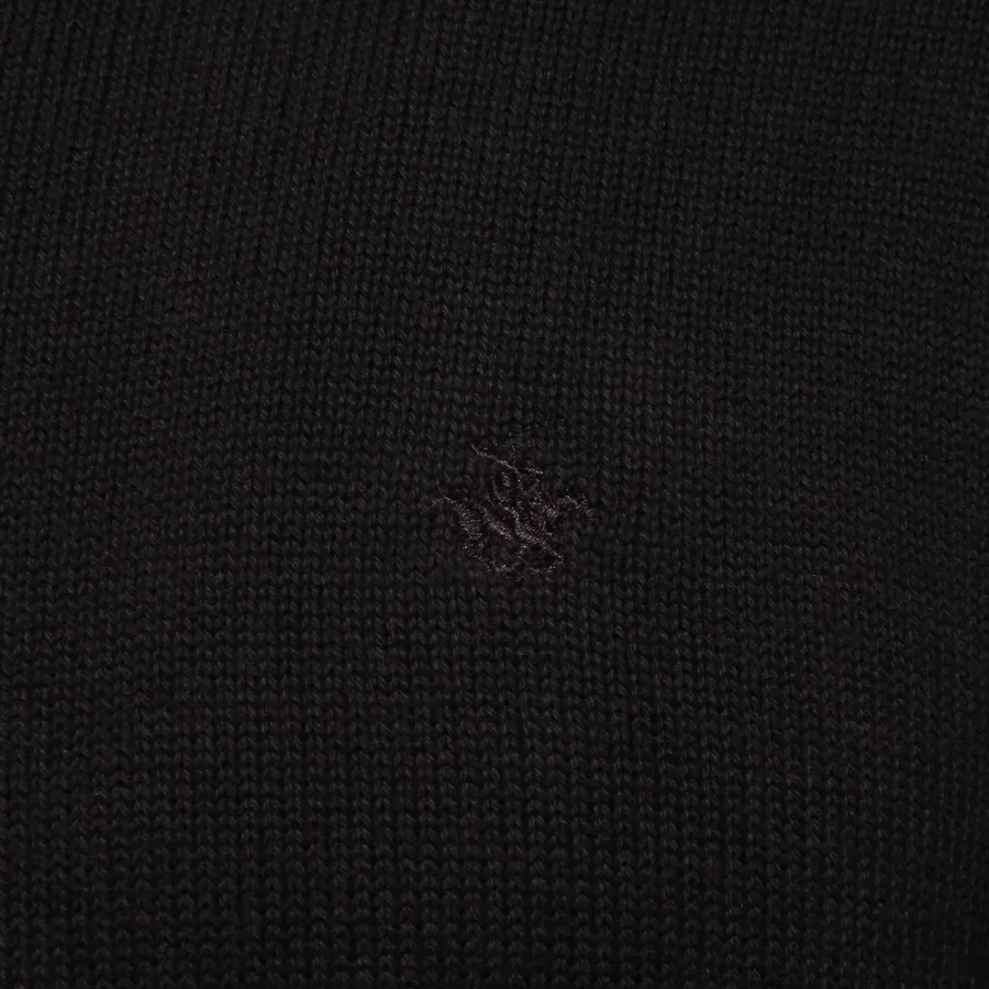 7985K maglione uomo BEVERLY HILLS POLO CLUB black cotton sweater man