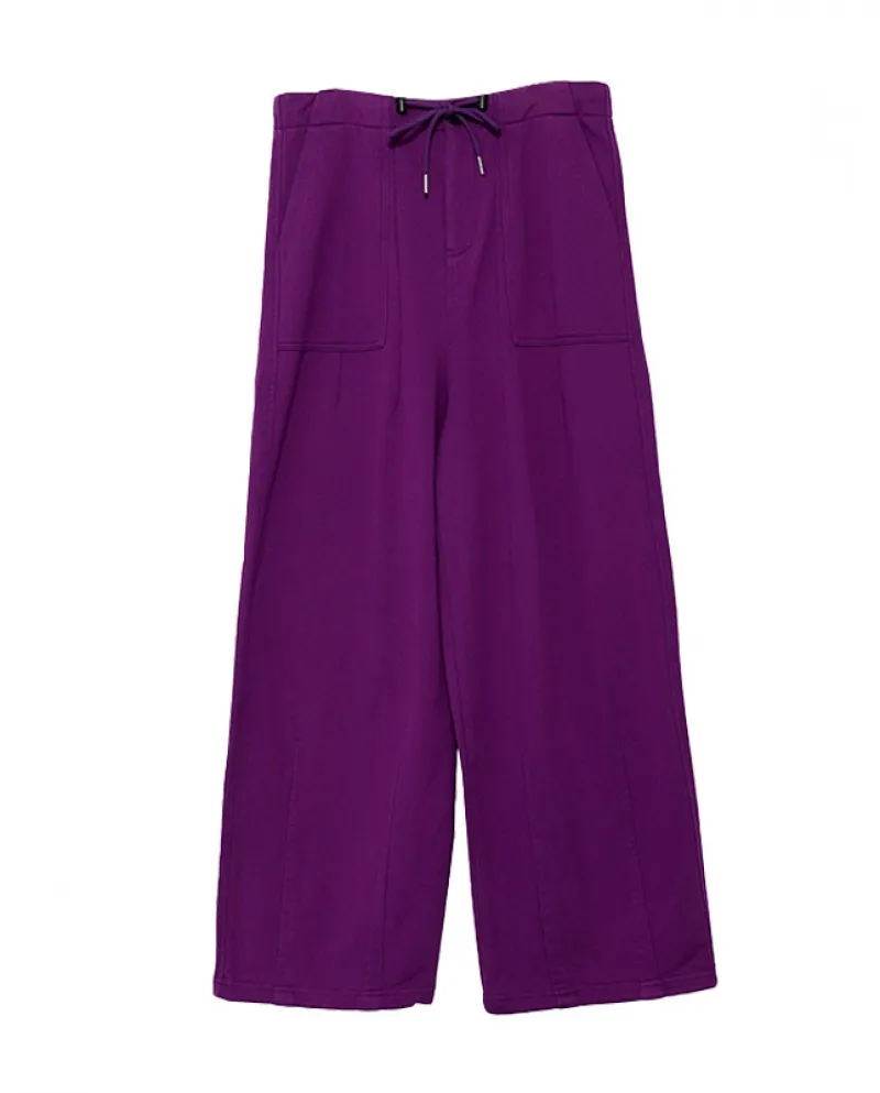 Abbigliamento da donna Pantaloni casual pigri Pantaloni larghi sottili a gamba larga