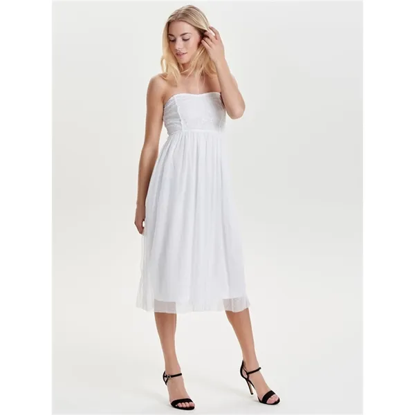 Abito donna in tulle e pizzo Only