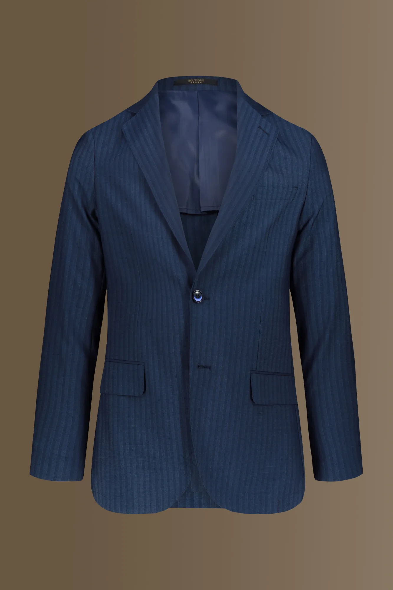 Abito monopetto uomo d'ispirazione vintage e pantalone con risvolto