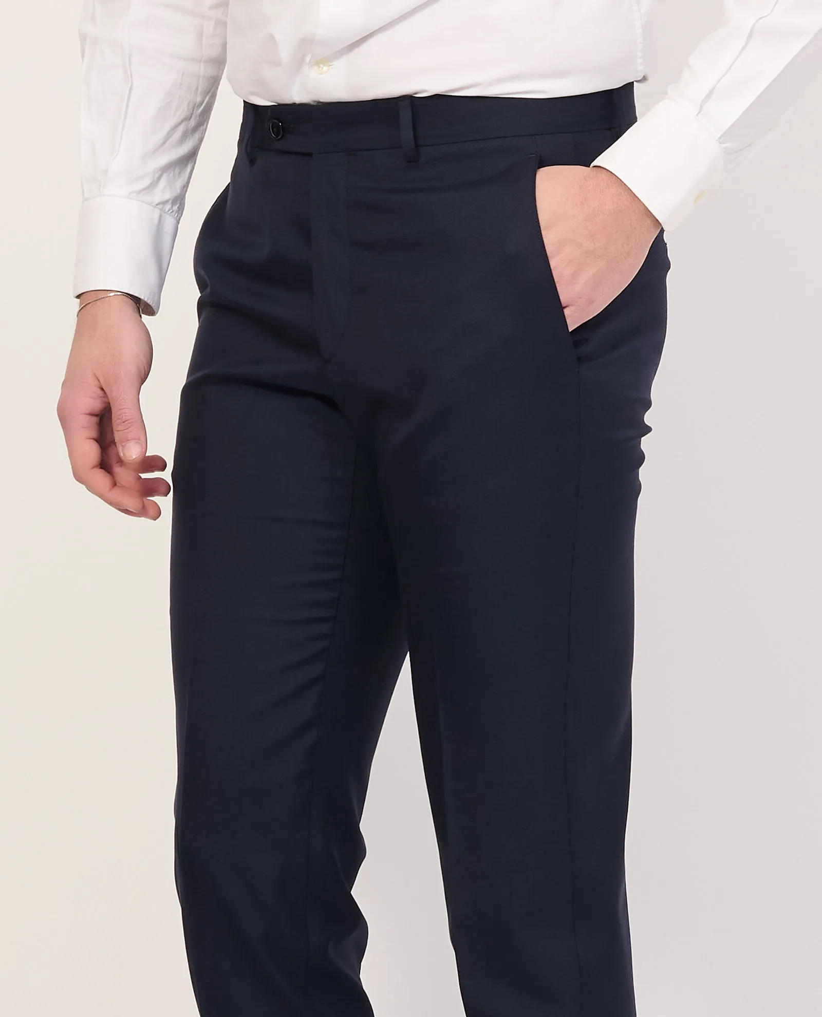 Abito uomo Carlo Pignatelli colore blu con collo sciallato