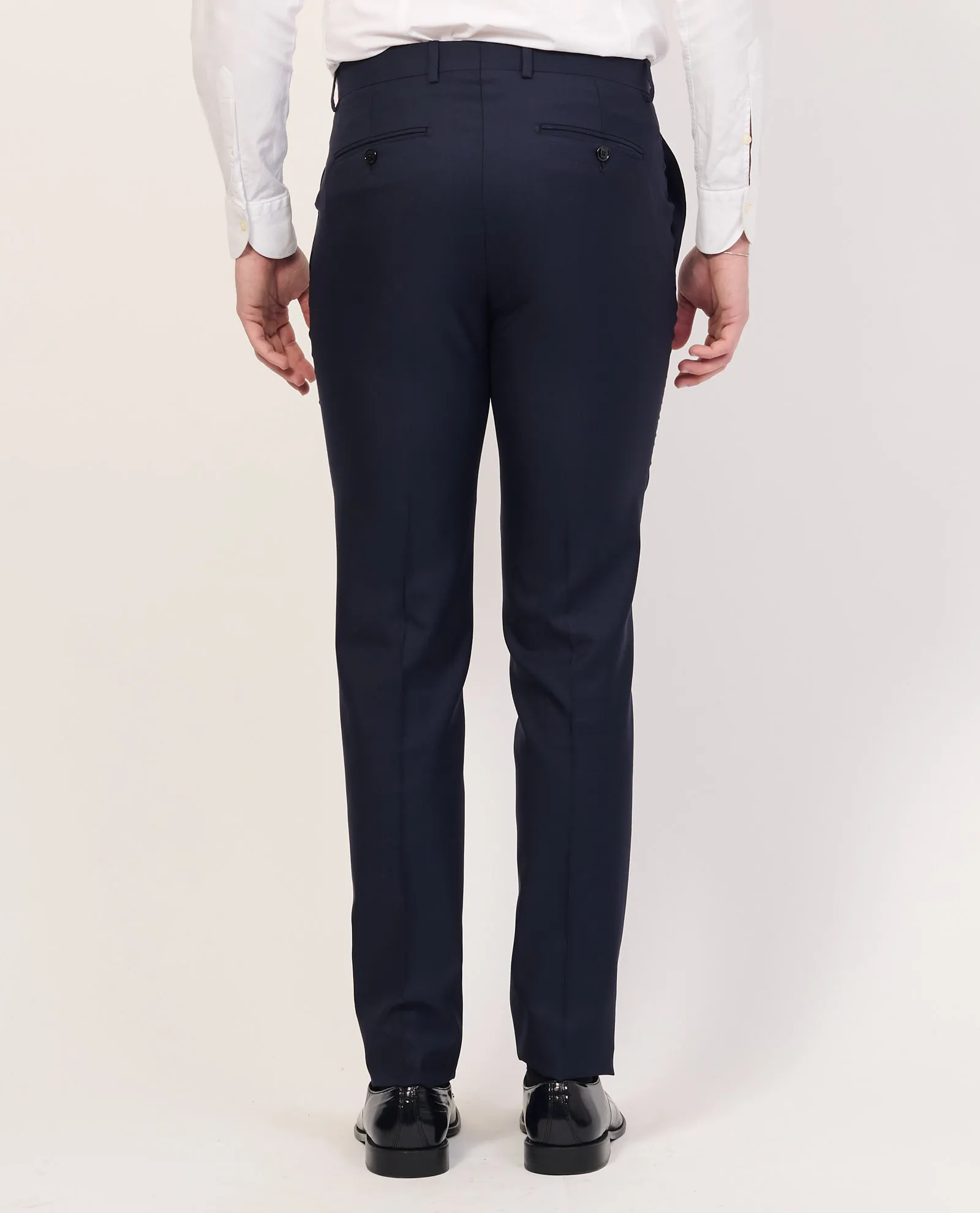 Abito uomo Carlo Pignatelli colore blu con collo sciallato