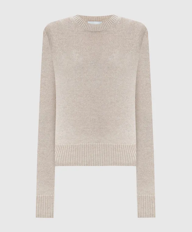 Allude Maglia in cashmere beige 24511213