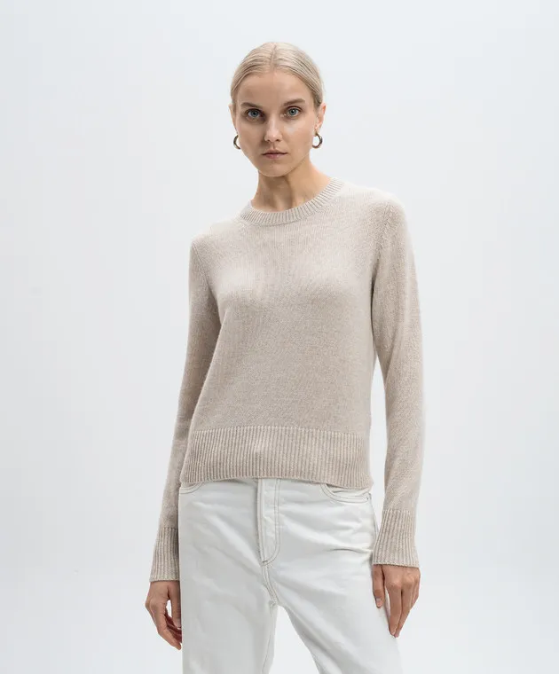Allude Maglia in cashmere beige 24511213