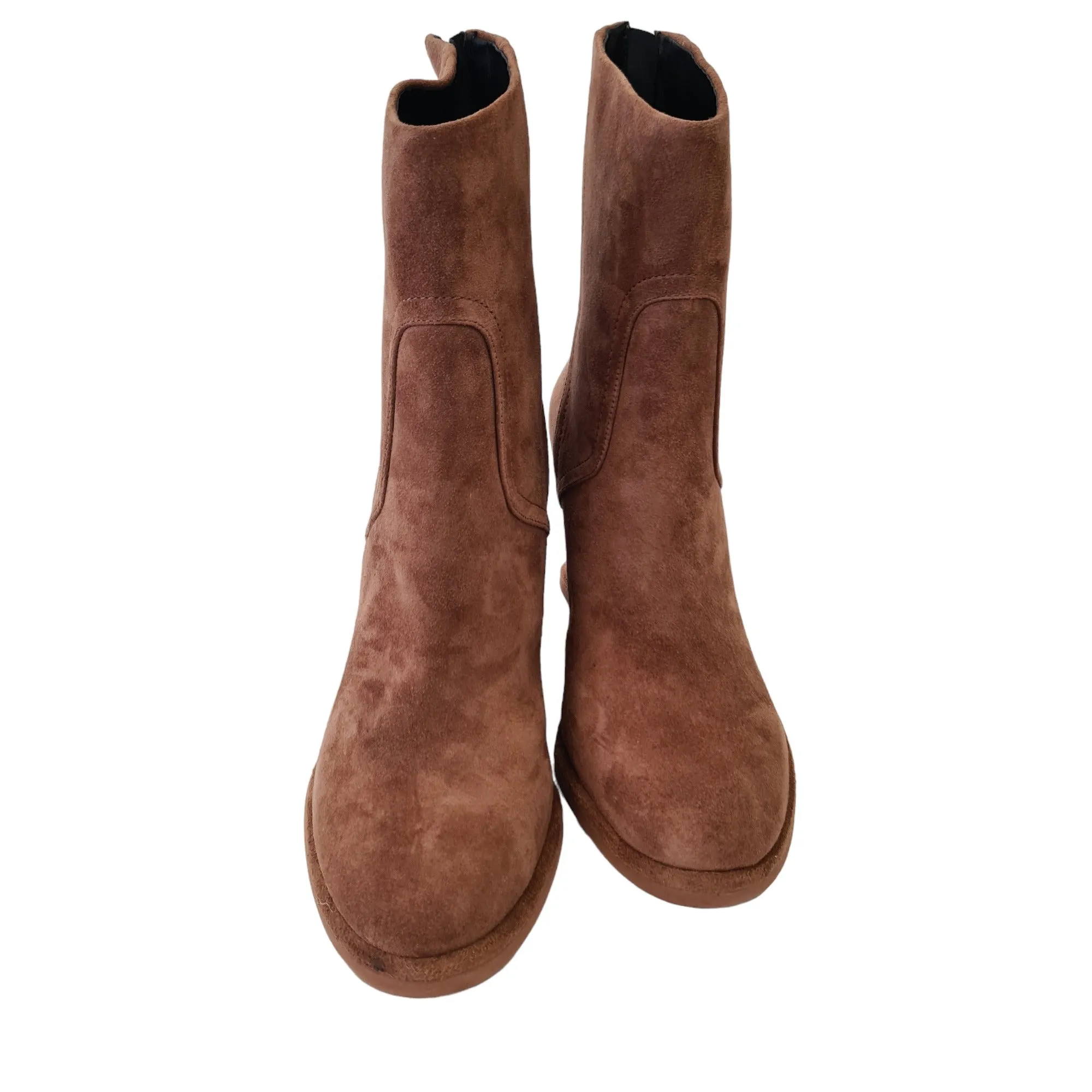 Apepazza Stivaletto Donna zeppa camoscio cuoio Rif.705