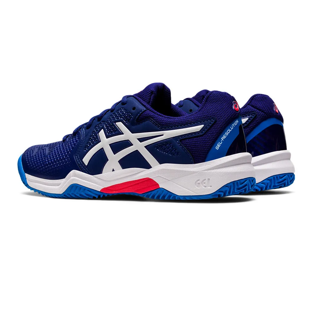 Asics Gel-Resolution 8 Clay GS Junior Scarpe per campi outdoor