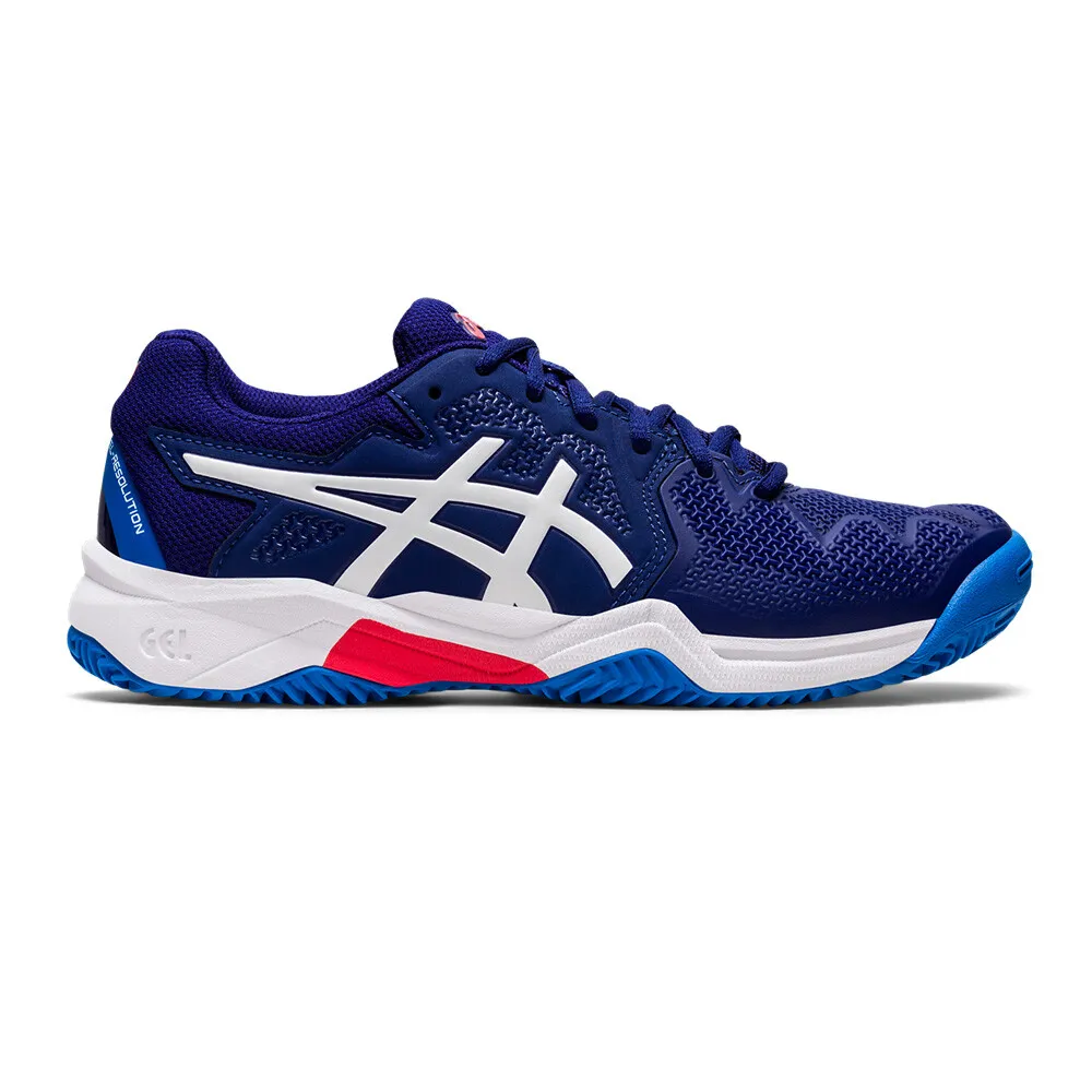 Asics Gel-Resolution 8 Clay GS Junior Scarpe per campi outdoor