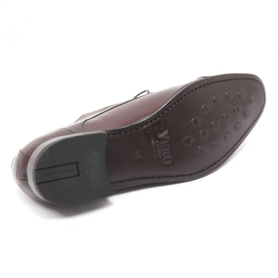 B5751 scarpa classica uomo TAURUS SMOG scarpe marrone shoe man