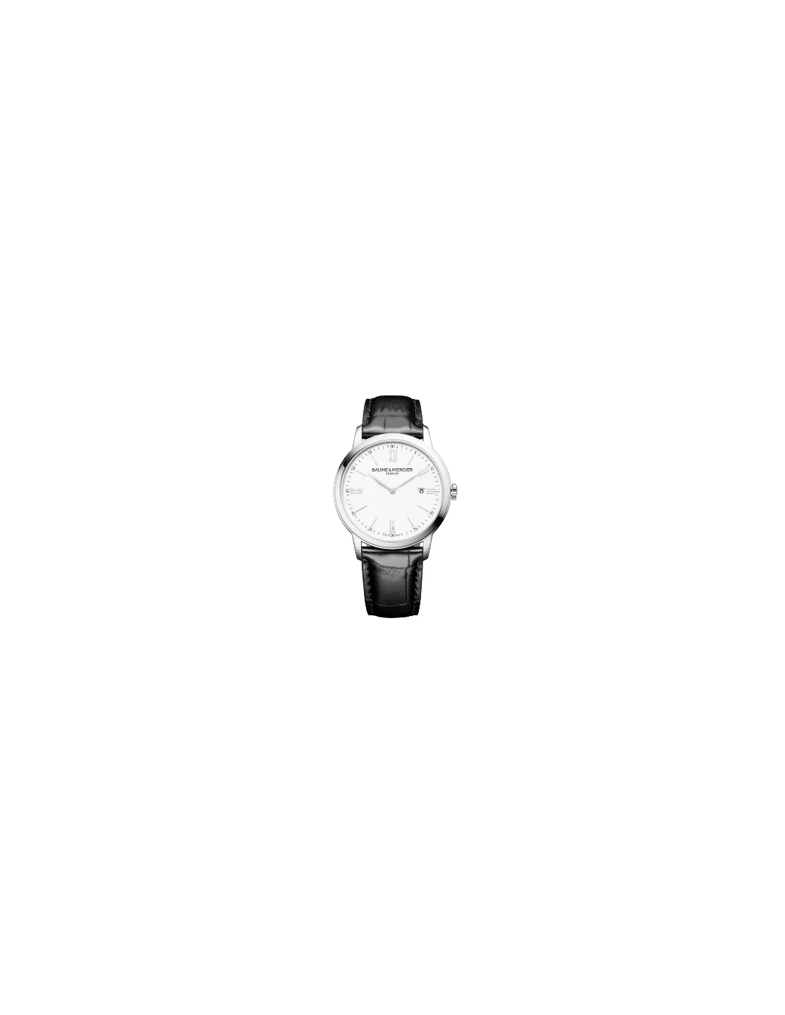BAUME & MERCIER CLASSIMA acciaio e pelle - M0A10414