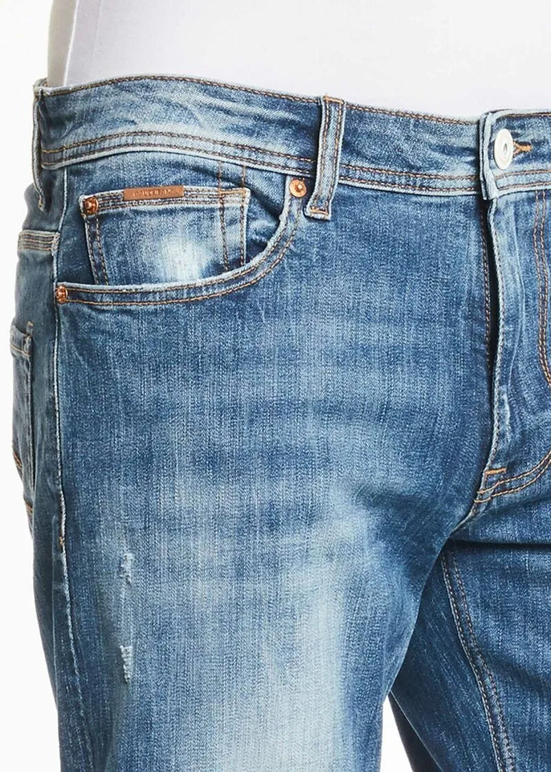 Bermuda in denim stretch