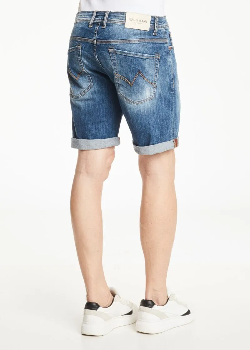 Bermuda in denim stretch