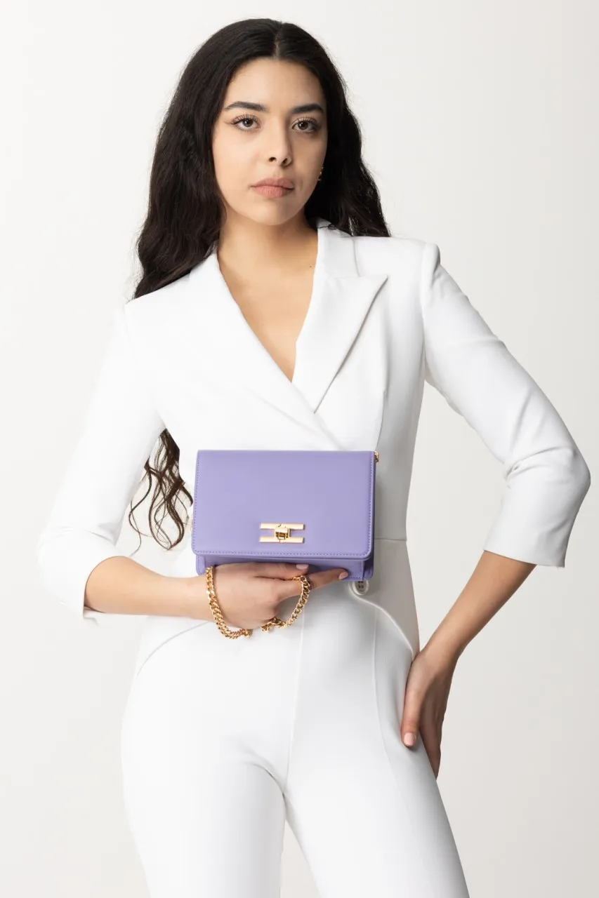 Borsa a tracolla con logo girello dorato IRIS