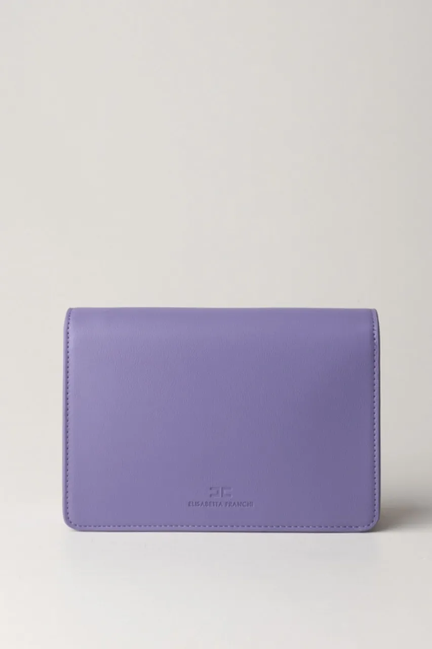 Borsa a tracolla con logo girello dorato IRIS
