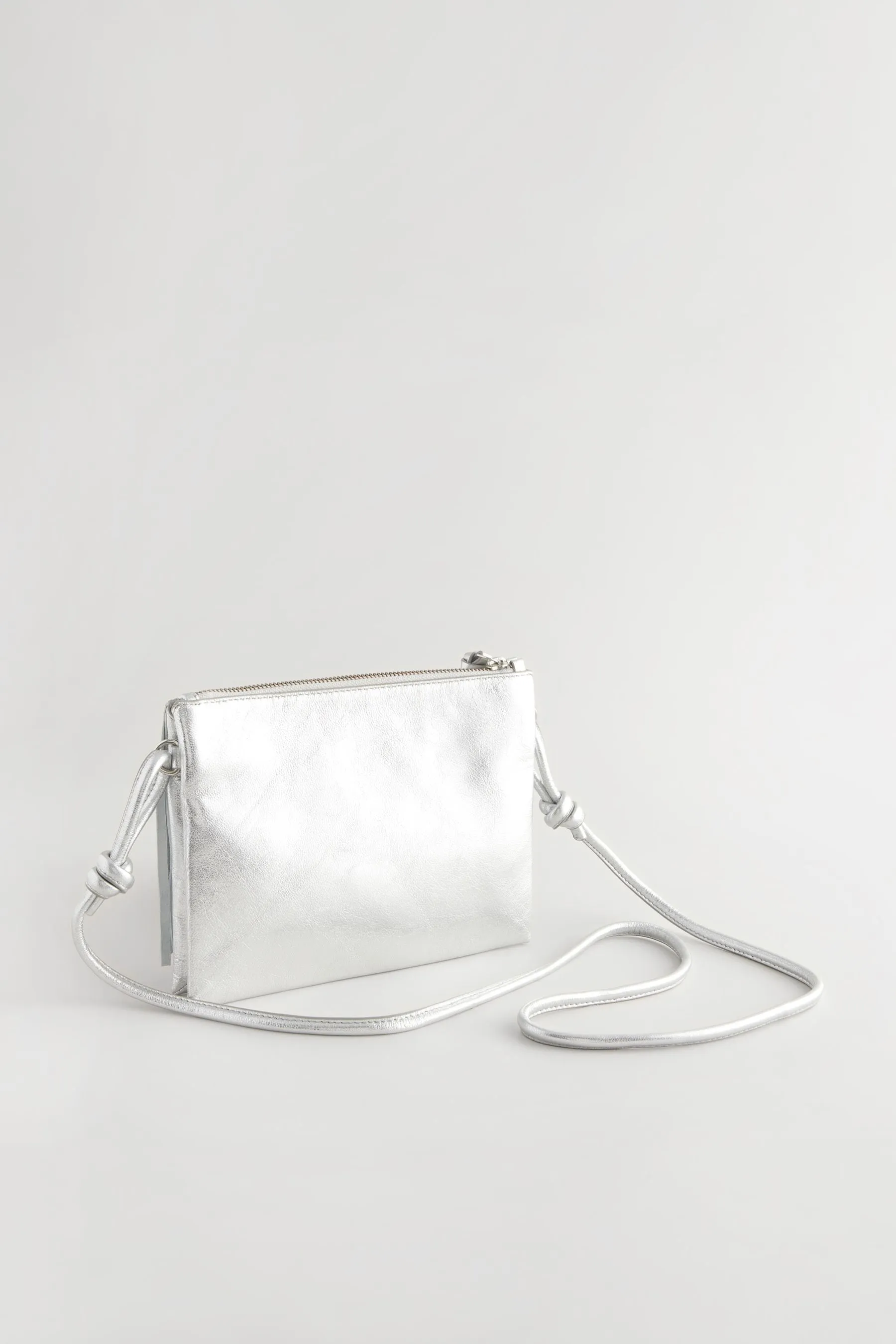 Borsa a tracolla western in pelle con frange