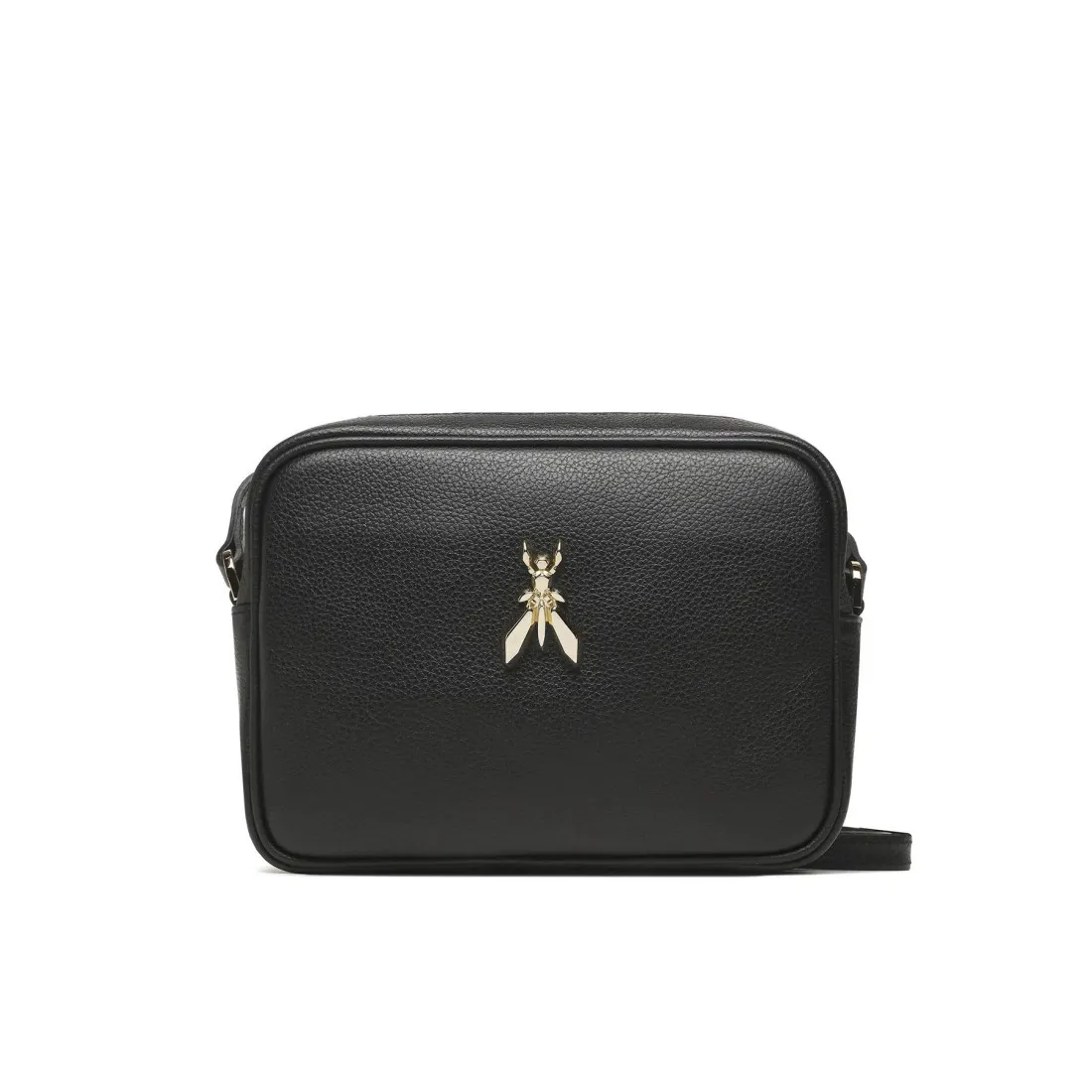 Borsa Patrizia Pepe in pelle nera a tracolla