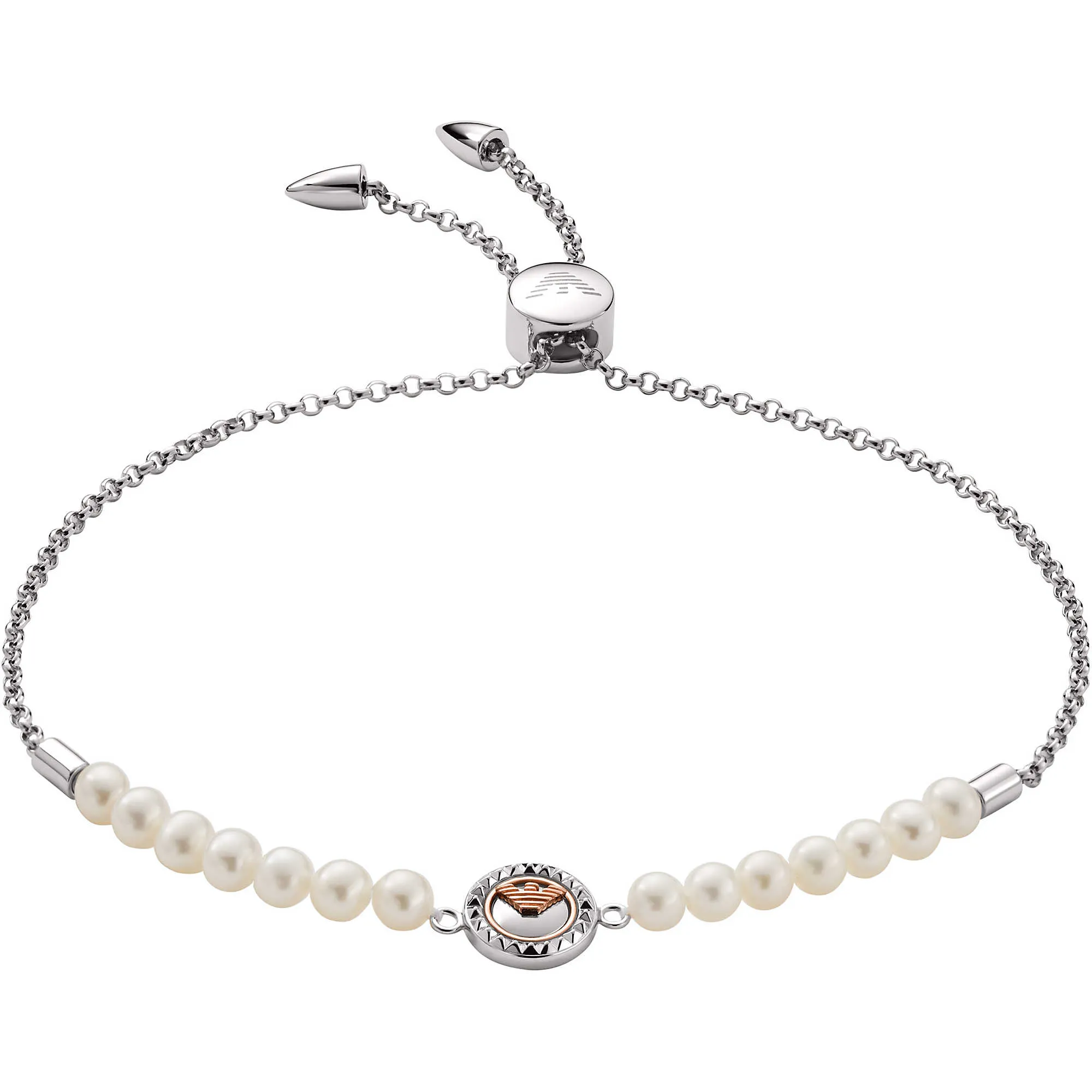 bracciale Con Charms donna Argento 925 gioiello Emporio Armani Essential