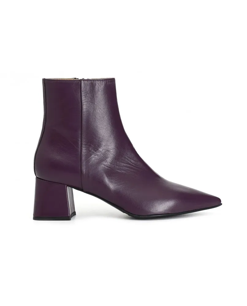 CAFENOIR ND4001 tronchetto stivaletto fashion pelle punta viola