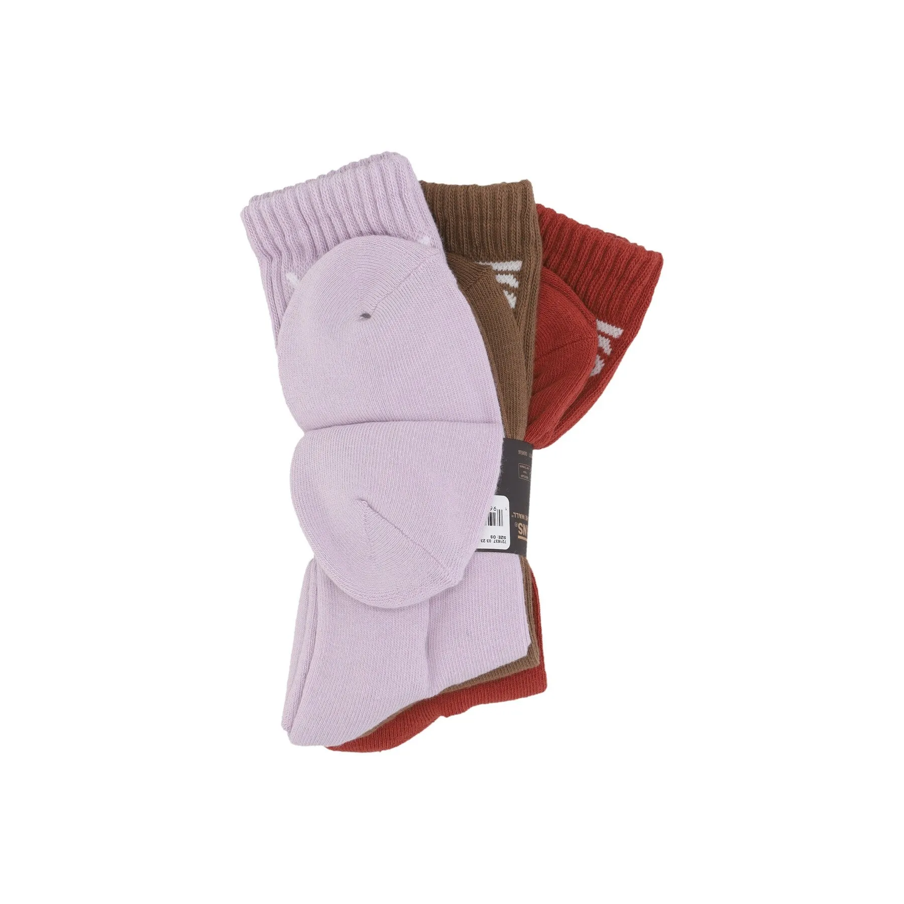 Calza Media Uomo Classic Crew Socks Burnt Henna/brown/lilla