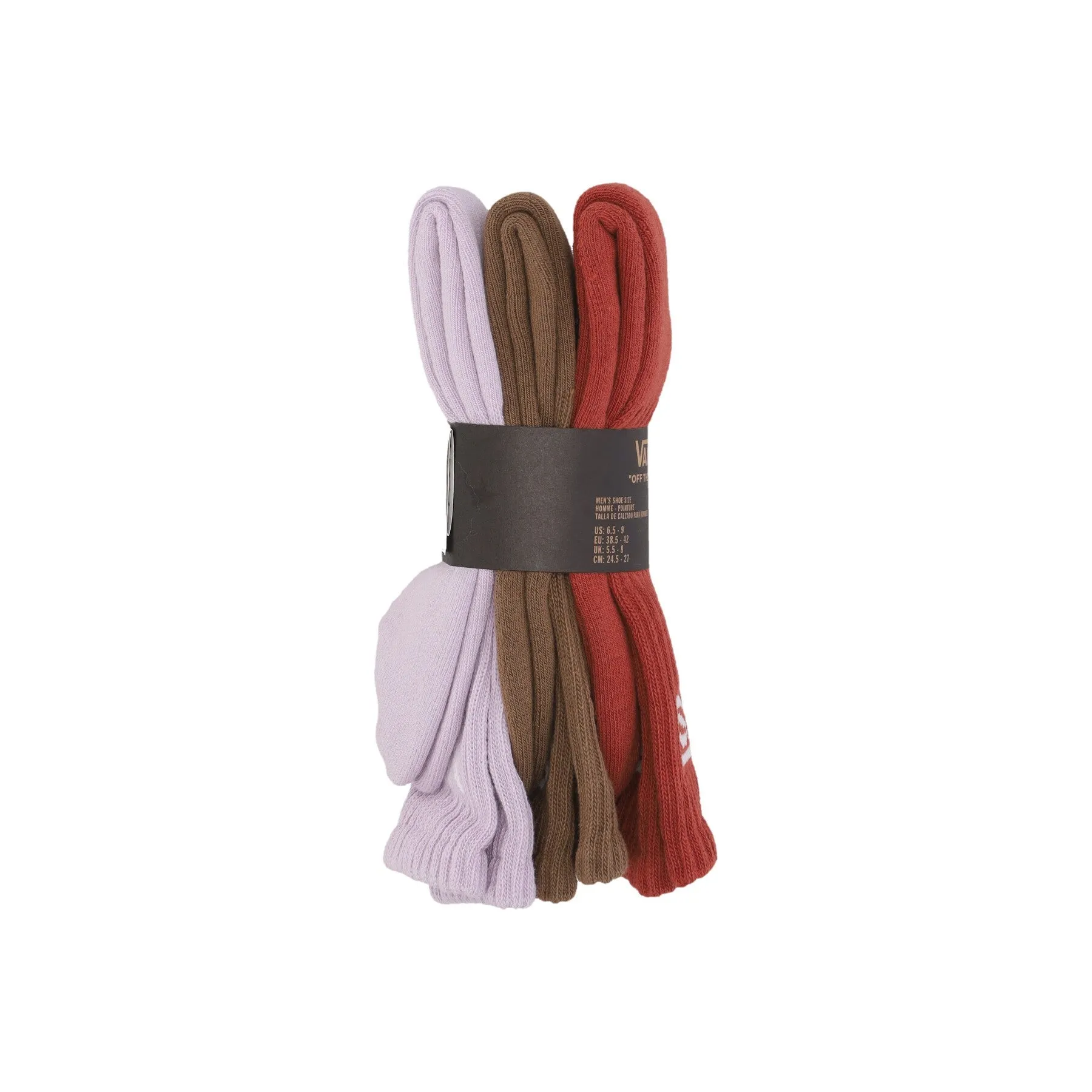 Calza Media Uomo Classic Crew Socks Burnt Henna/brown/lilla