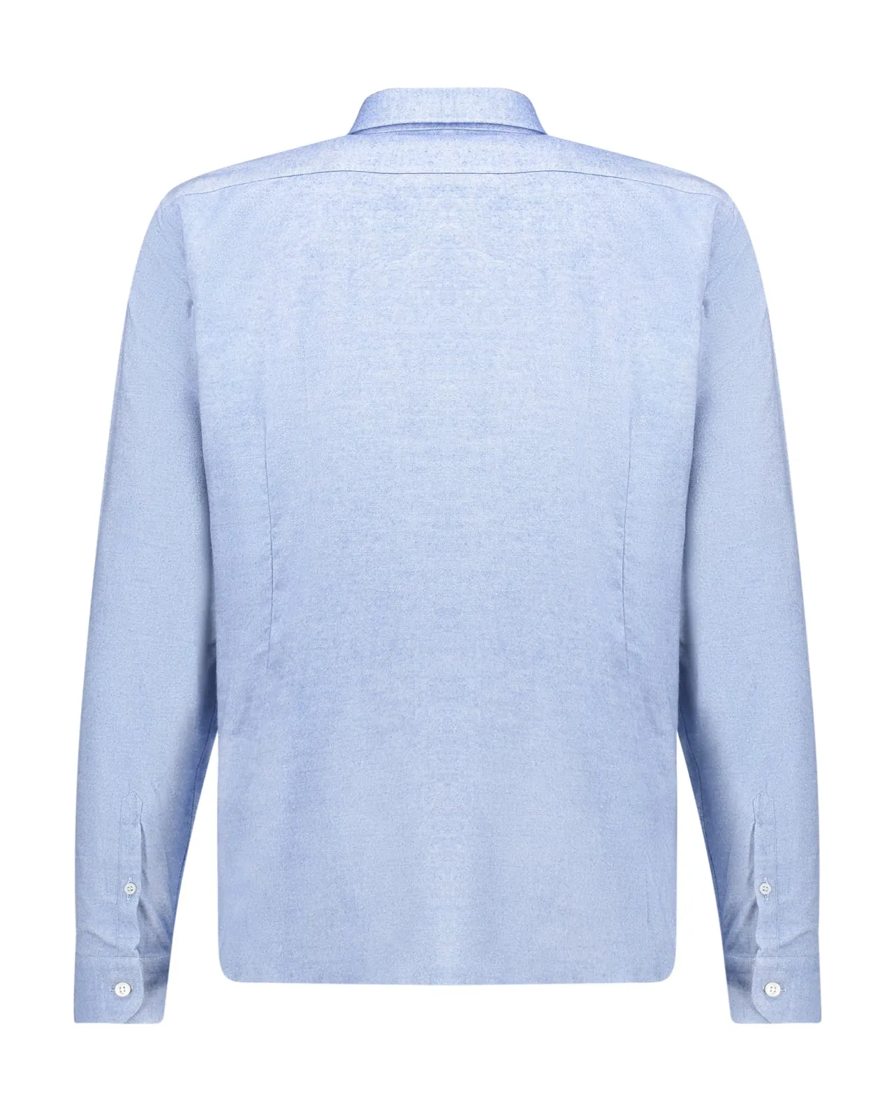 Camicia Luca cotone cashmere azzurra