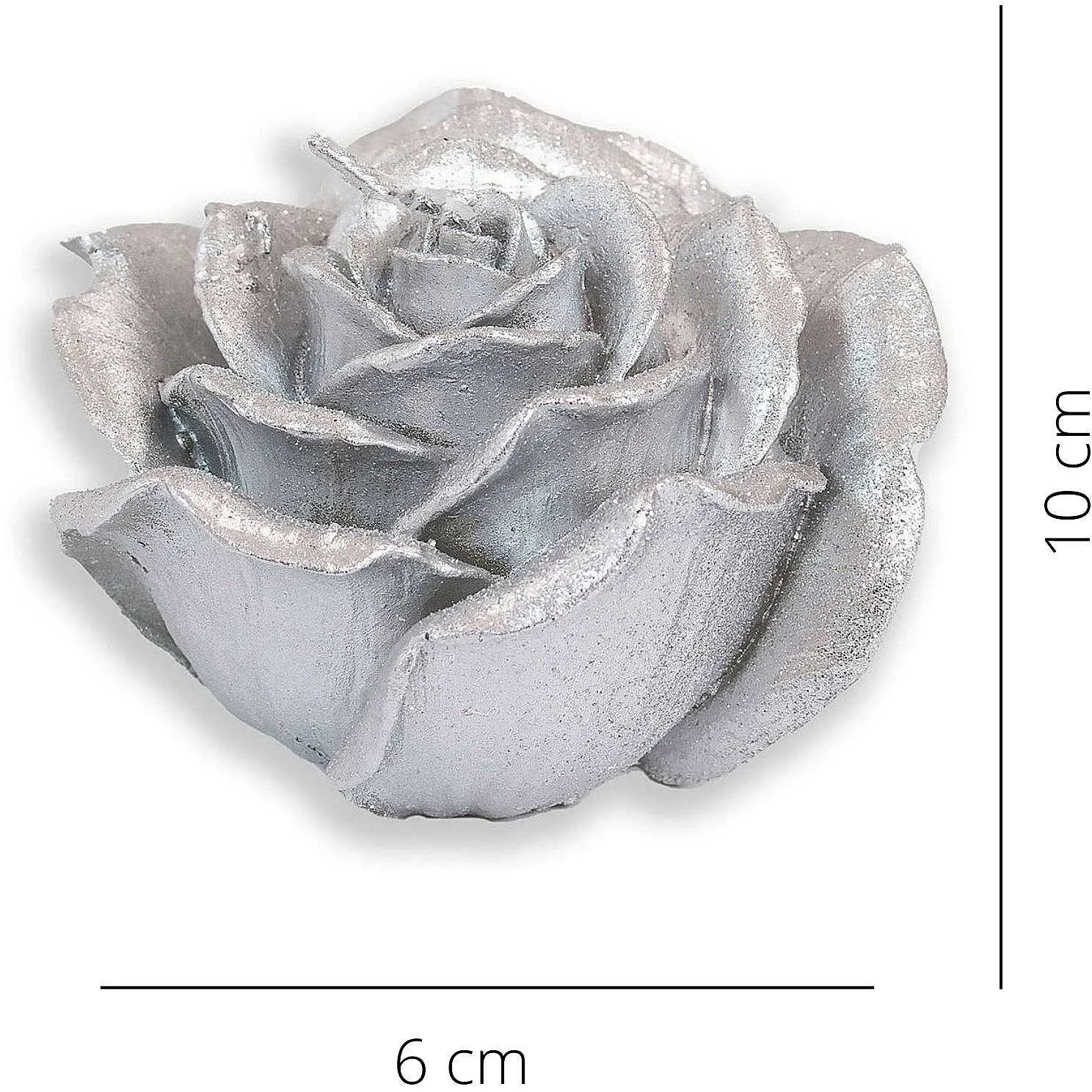 Candela AD TREND Cera da Fondere colore Grigio/Argento