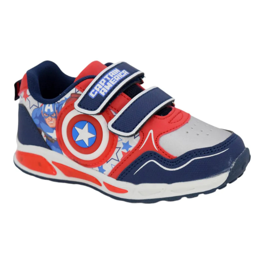   Captain America sneakers bambino con luci R1010182S-J251-0010-BL 