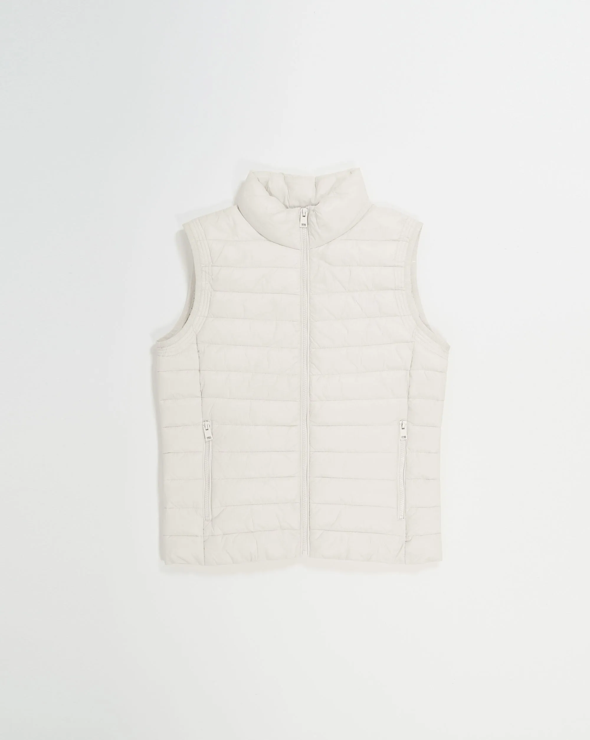 Champion Gilet Imbottito Leggero Grigio Donna