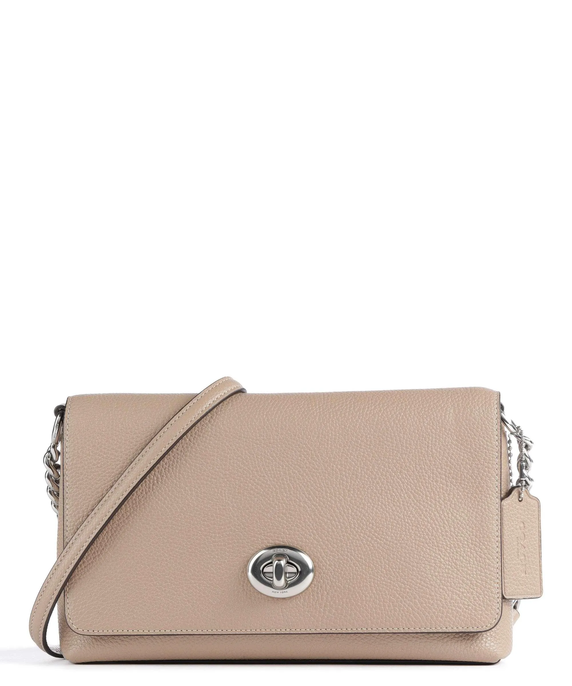  Coach Crosstown Borsa a tracolla pelle taupe  