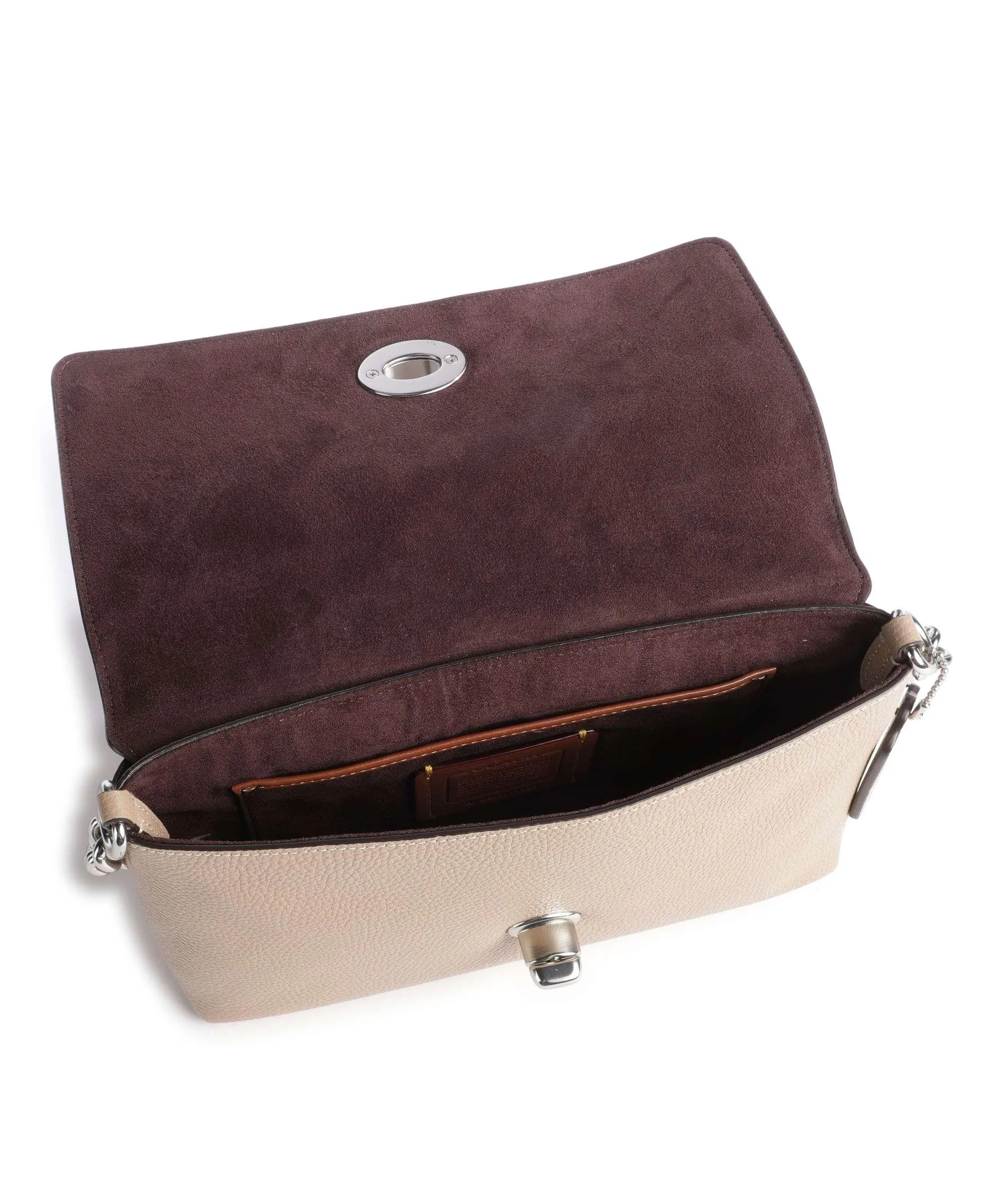  Coach Crosstown Borsa a tracolla pelle taupe  