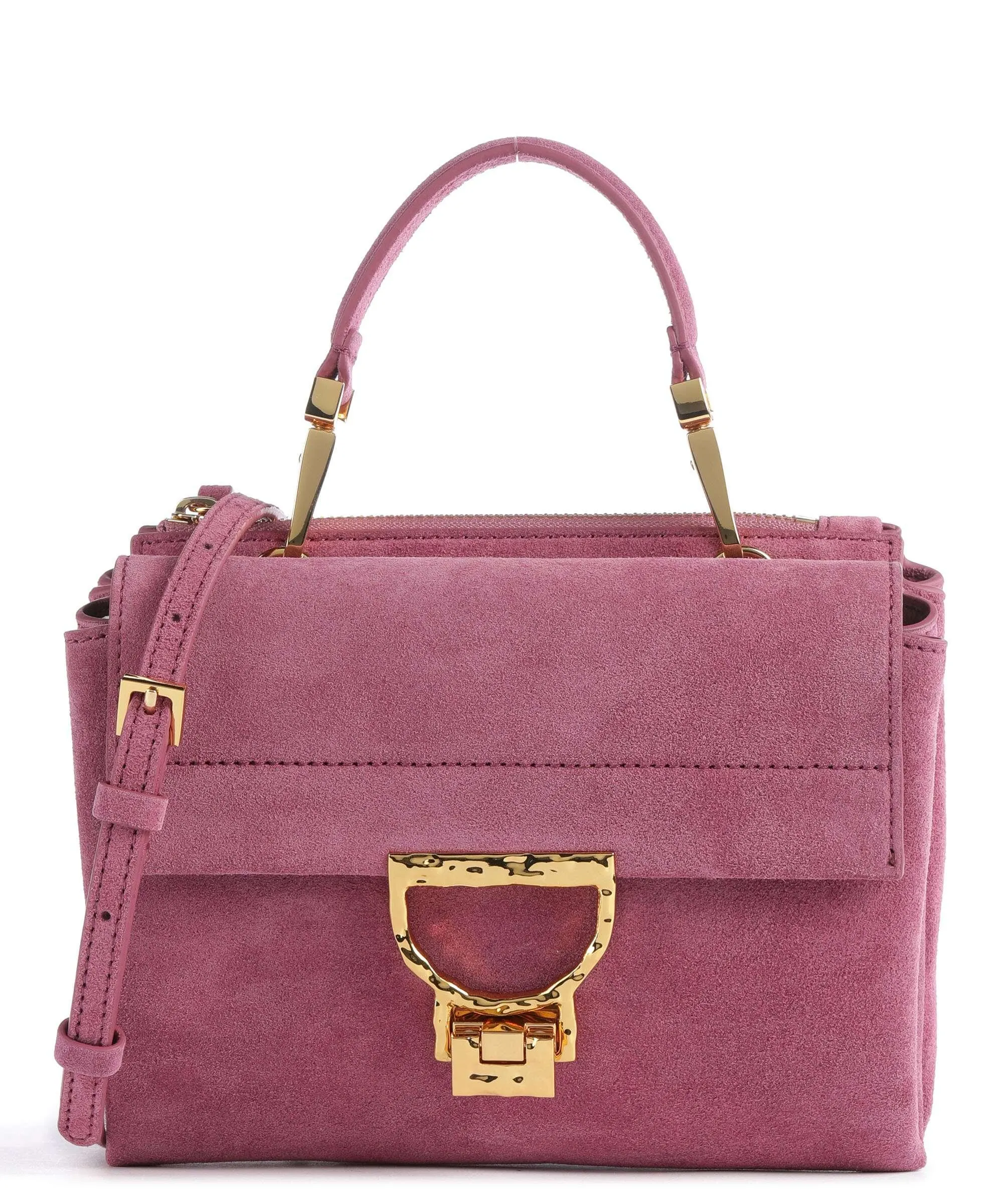 Coccinelle Arlettis Suede Borsa a tracolla pelle bovina ruvida pink  