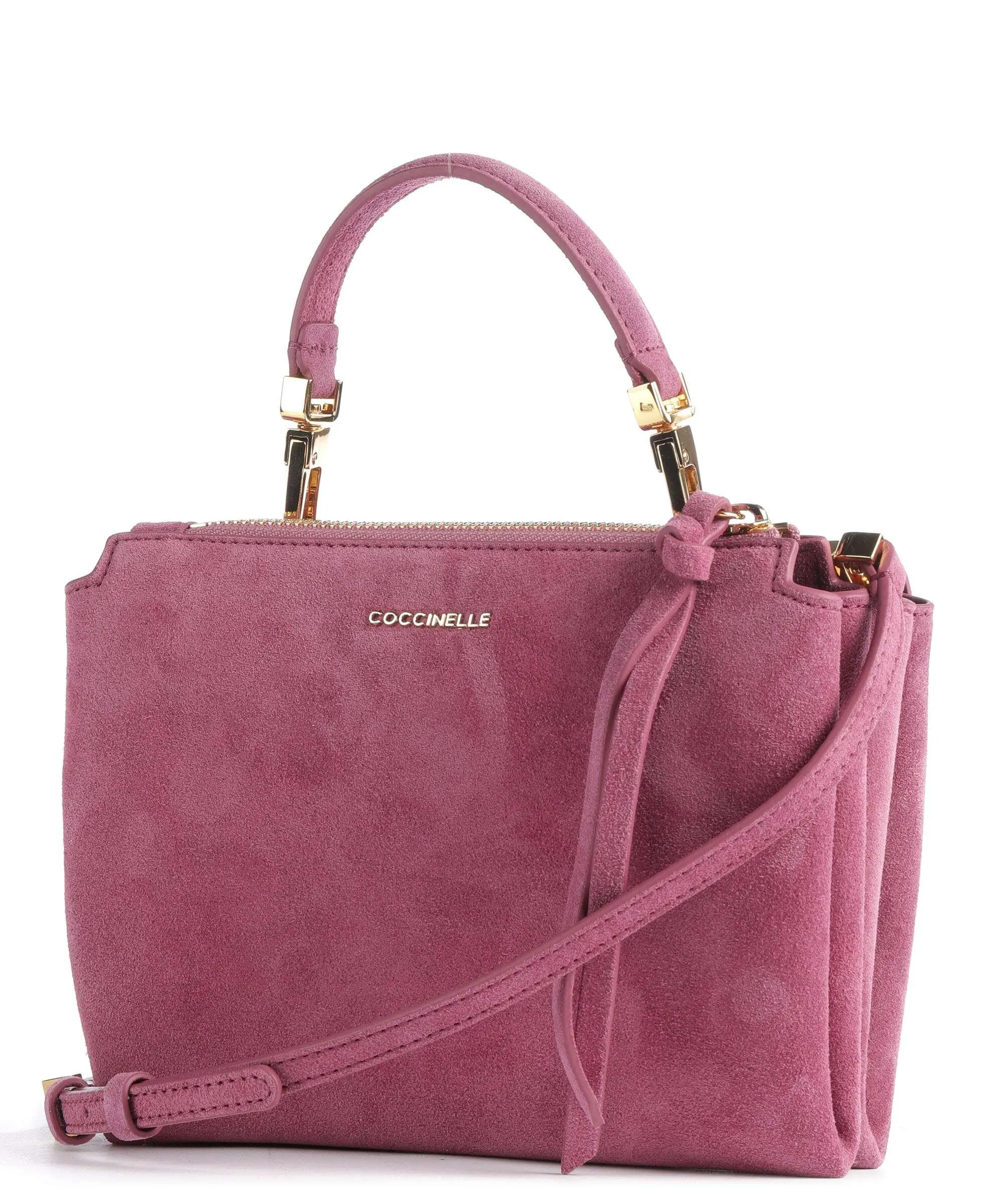  Coccinelle Arlettis Suede Borsa a tracolla pelle bovina ruvida pink  