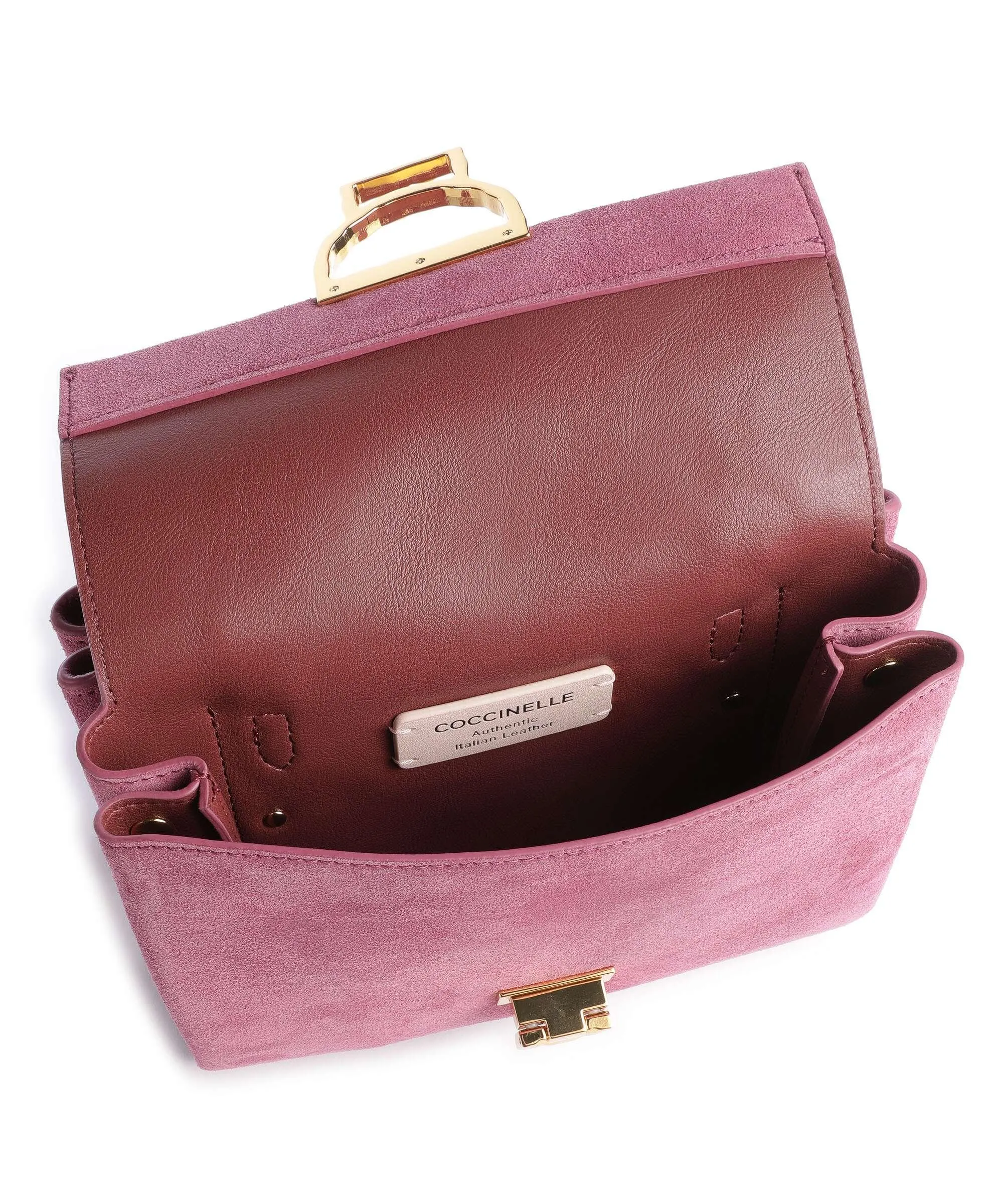 Coccinelle Arlettis Suede Borsa a tracolla pelle bovina ruvida pink  