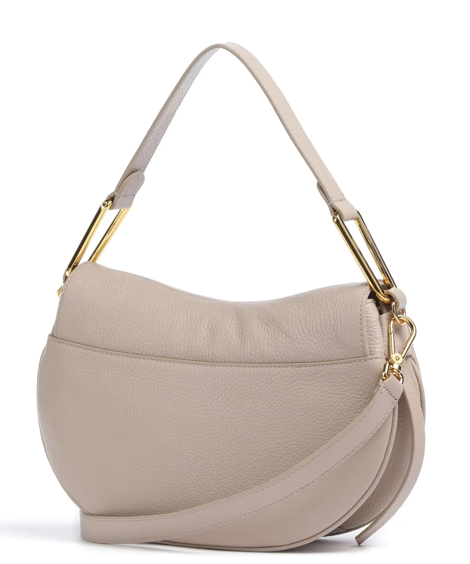  Coccinelle Magie Soft Borsa a spalla pelle di vacchetta grana beige  