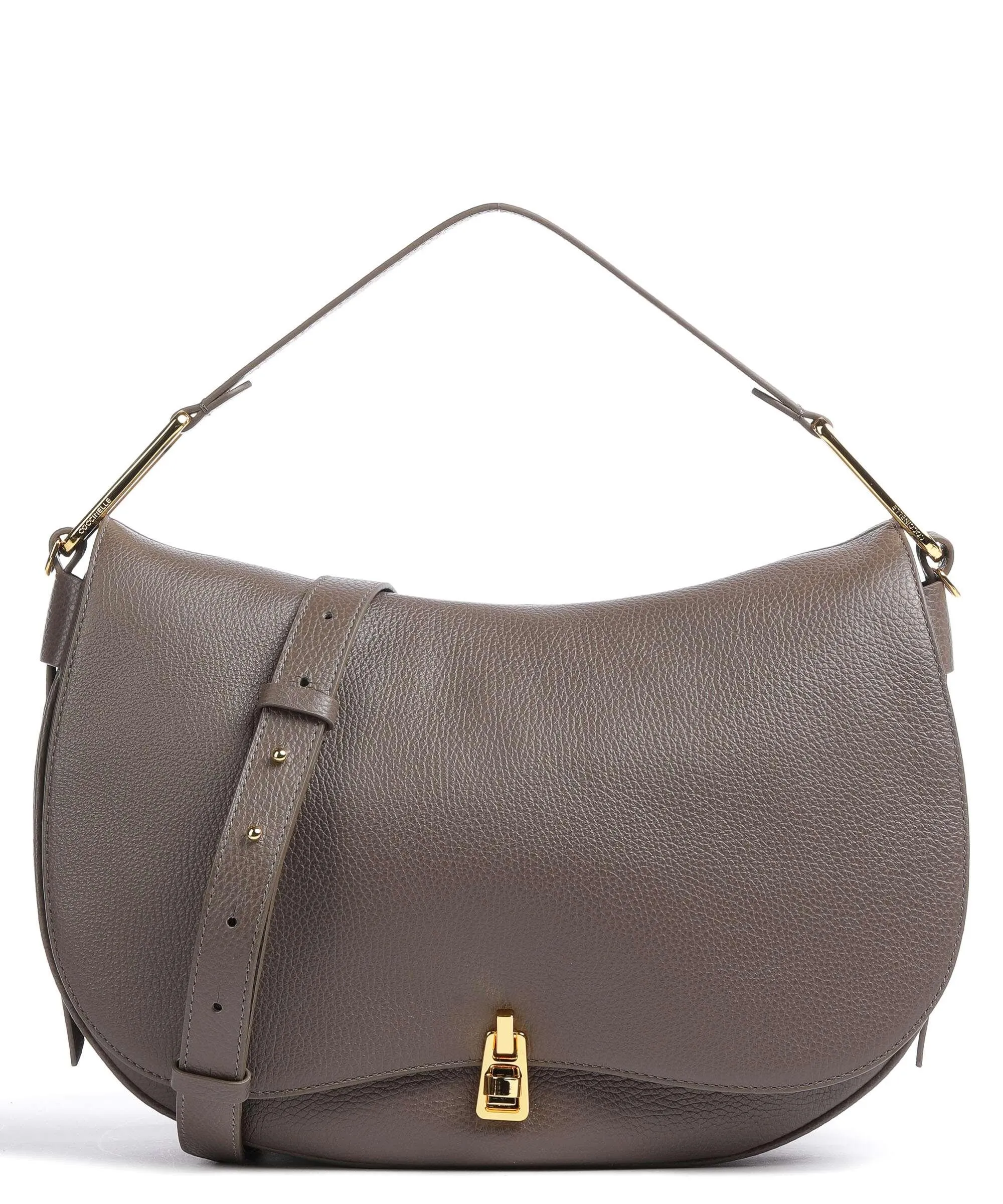  Coccinelle Magie Soft Borsa hobo pelle di vacchetta grana marrone  