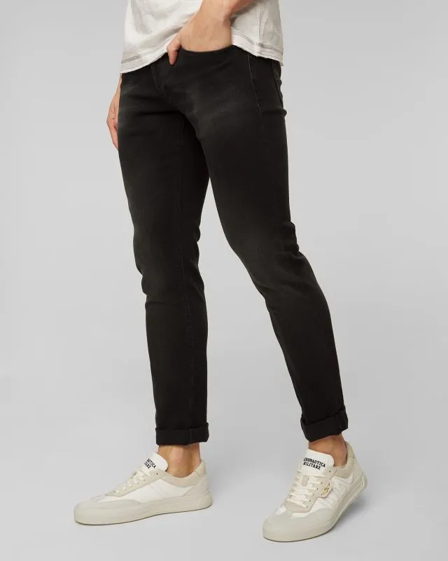 Czarne spodnie jeansowe męskie Dondup UP232DS0337UHB2-999
