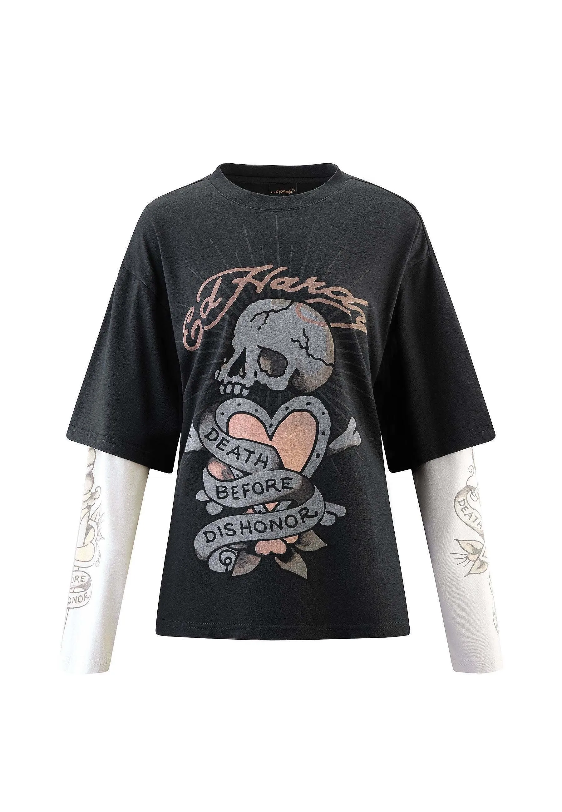 DEATH & DISHONOR DOUBLE SLEEVE - Maglietta a manica lunga