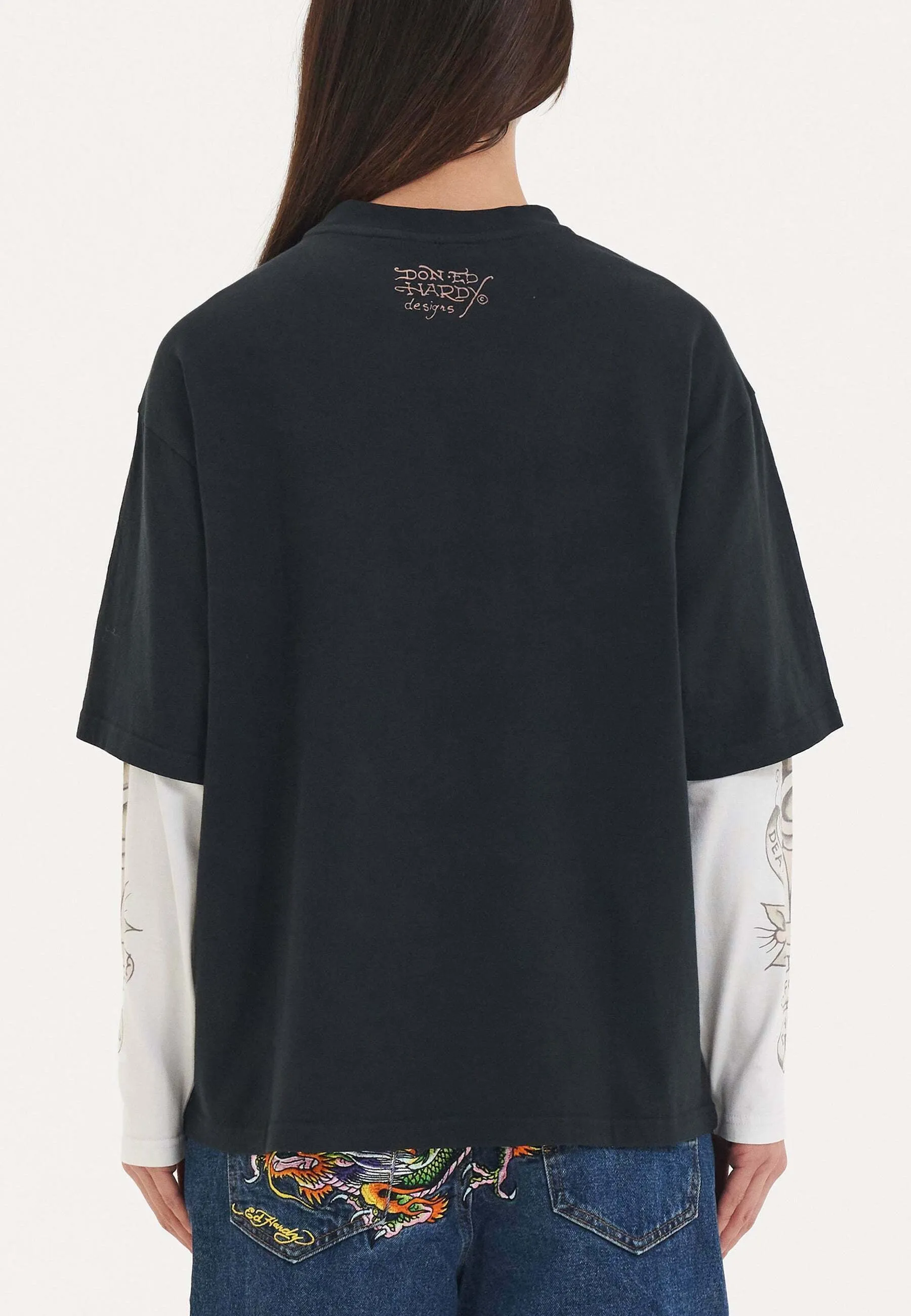 DEATH & DISHONOR DOUBLE SLEEVE - Maglietta a manica lunga
