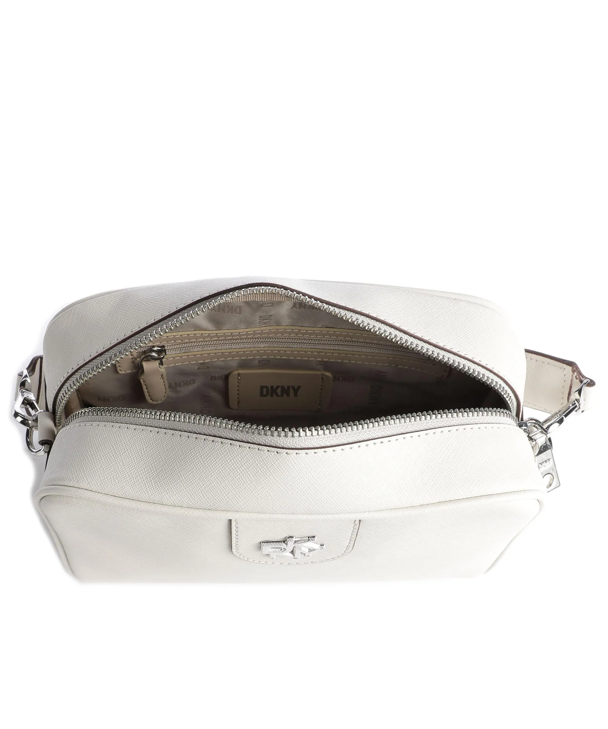  DKNY Carol Borsa a tracolla pelle bovina avorio  