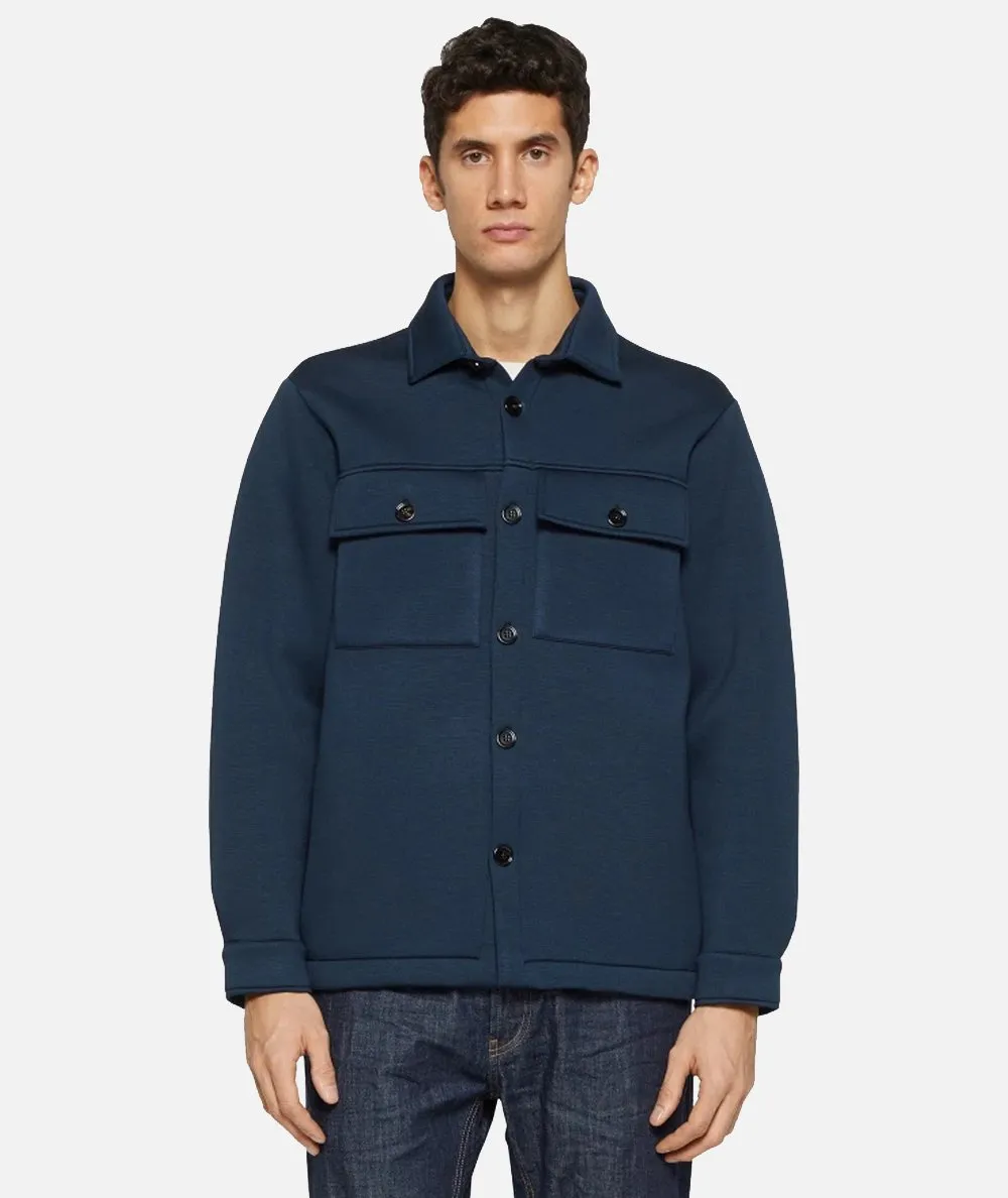 DONDUP--Field jacket regular in neoprene