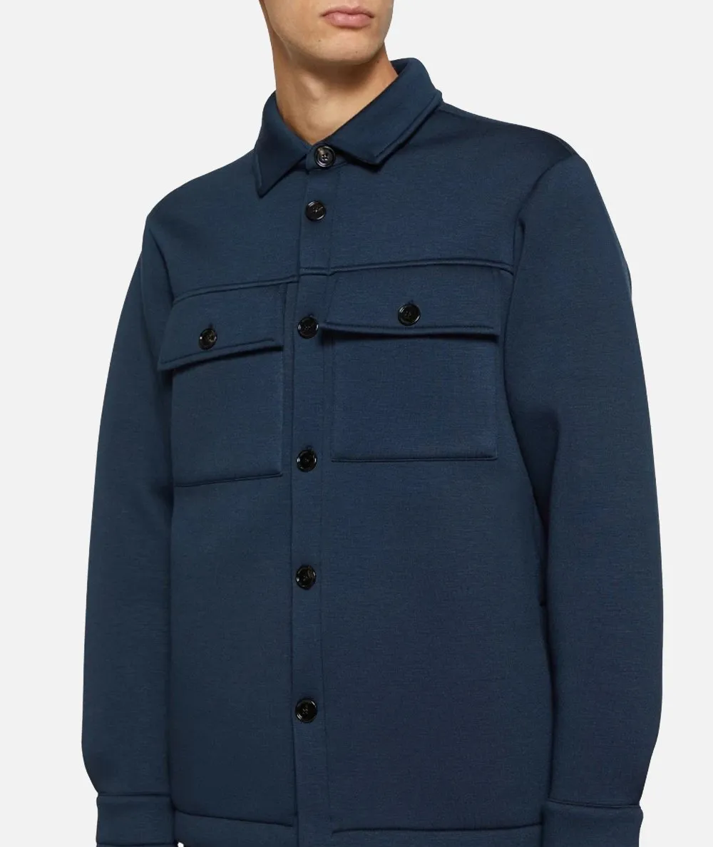 DONDUP--Field jacket regular in neoprene