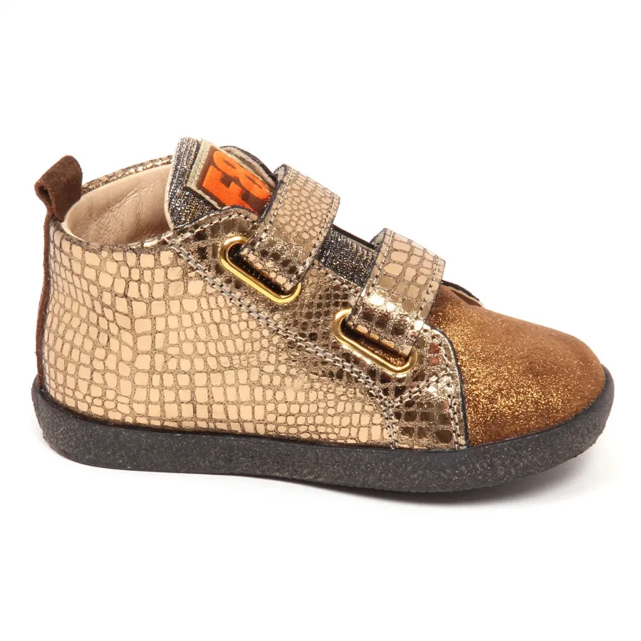 E3176 sneaker bimba bronzo FALCOTTO scarpe glitter primi passi shoe baby girl