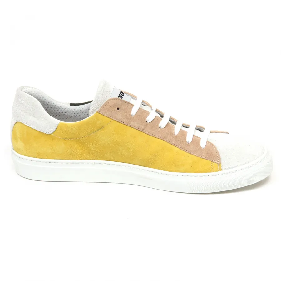 E9384 sneaker uomo multicolor OFFICINA 36 scarpe suede shoe man