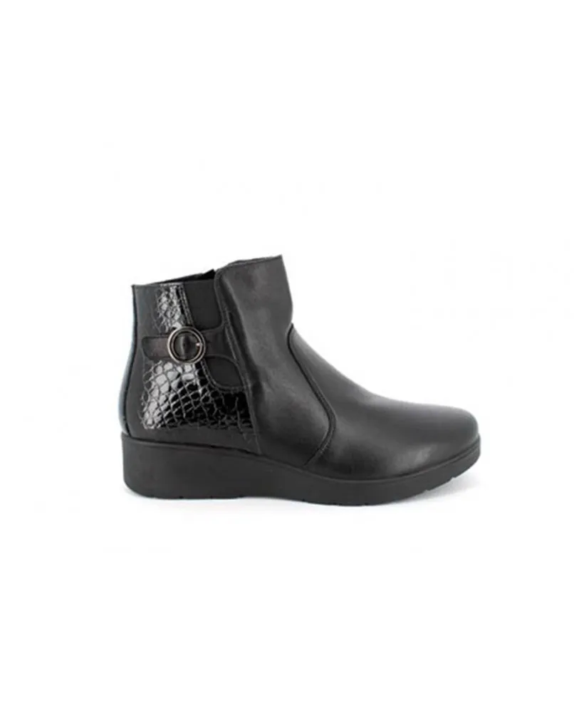 ENVAL SOFT 2756000 stivaletto zeppa pelle cocco MEMORY