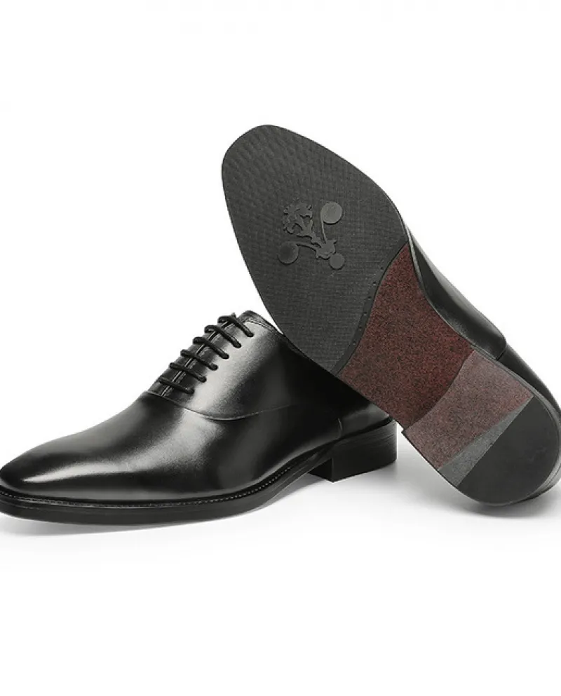 Fatti a mano da uomo in vera pelle di lusso con punta a punta in pelle Oxford classica con lacci, brogue, scarpe da sposa, piatt