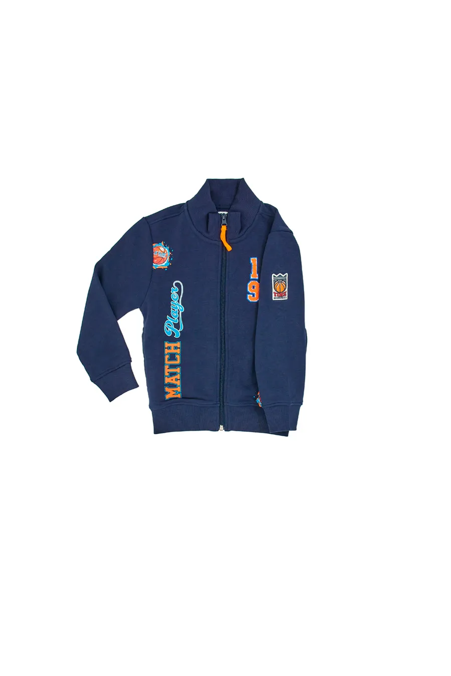 Felpa con Cerniera Pitt Kids 04032 Blu